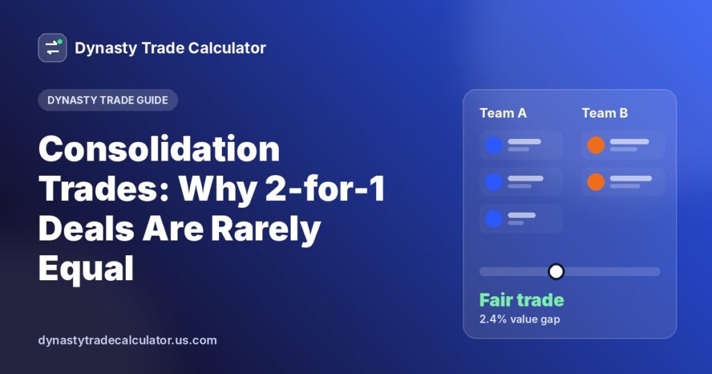 Consolidation Trades: Why 2-for-1 Deals Are Rarely Equal